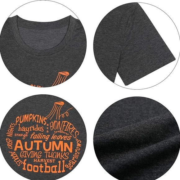 🍁 Autumn Harvest Football Shirt - Picture 2 of 6
